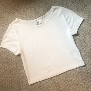 White Crop Top